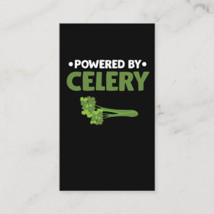 Carte De Visite Alimenté par Celery Green Juice Food Veggie amour