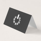 Carte De Visite Alimenté par HAM Radio (Devant)