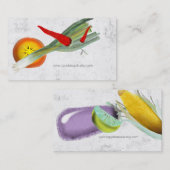 Carte De Visite Aliments (Devant / Derrière)
