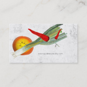 Carte De Visite Aliments