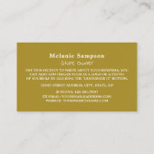 Carte De Visite Aliments sains, magasin d'aliments santé (Dos)