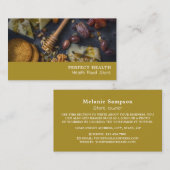 Carte De Visite Aliments sains, magasin d'aliments santé (Devant / Derrière)