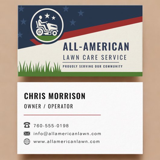 Carte De Visite All-American Lawn and Landscaping