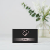 Carte De Visite Allaitement Bronze Noir (Debout devant)