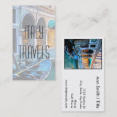 Carte De Visite Allée spéciale de Venise avec la citation d'amour (Devant / Derrière)