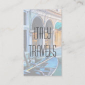 Carte De Visite Allée spéciale de Venise avec la citation d'amour (Devant)