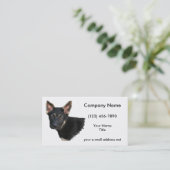 Carte De Visite Allemand Shepard (Debout devant)