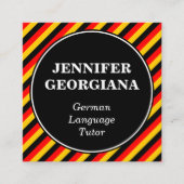 Carte de visite allemand Tutor (Devant)