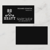 Carte De Visite Aller lourd (Devant / Derrière)