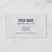 Carte De Visite Aller skier (Dos)