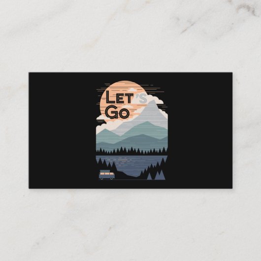 Carte De Visite Allez Camping, Go Camp (Devant)