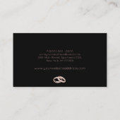 Carte De Visite Alliance de mariage (Dos)