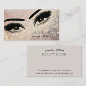 Carte De Visite Allier éclat cils de maquillage yeux (Devant / Derrière)