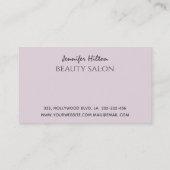 Carte De Visite Allier éclat cils de maquillage yeux (Dos)