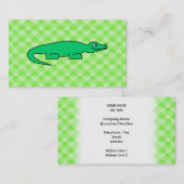 Carte De Visite Alligator (Devant / Derrière)