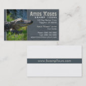 Carte de visite Alligator (Devant / Derrière)