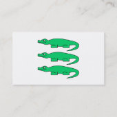 Carte De Visite Alligators (Dos)