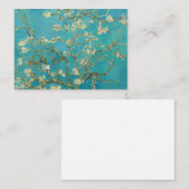 Carte De Visite Almond Blossom, 1890 par Vincent van Gogh (Devant / Derrière)