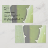 Carte De Visite Aloès Vera (Devant / Derrière)