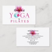 Carte De Visite Aloha Kai Yoga (Devant / Derrière)
