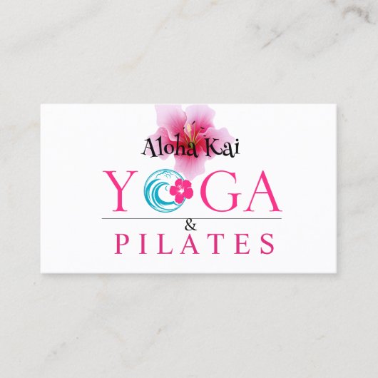 Carte De Visite Aloha Kai Yoga (Devant)