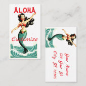 Carte De Visite Aloha Mermaid Thunder_Thunder_Cove (Devant / Derrière)