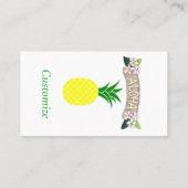 Carte De Visite Aloha Pineapple Thunder_Cove (Dos)