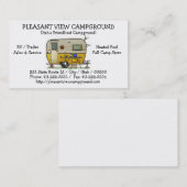Carte De Visite Aloha remorque de campeur (Devant / Derrière)
