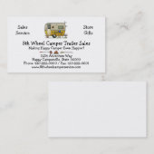 Carte De Visite Aloha remorque de campeur M (Devant / Derrière)