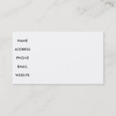 Carte De Visite Alpaca Shear (Dos)