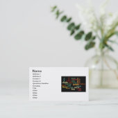 Carte De Visite Alphabet phonétique de l'OTAN (arrière - plan (Debout devant)