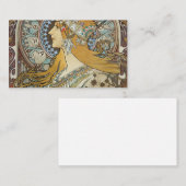 Carte De Visite Alphonse Mucha Zodiac restauré (Devant / Derrière)