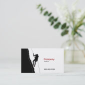 Carte de visite alpiniste (Debout devant)