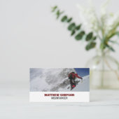 Carte De Visite Alpiniste, Randonnée et Escalade (Debout devant)