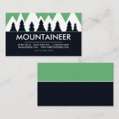 Carte De Visite Alpiniste, Randonnée et Escalade, Aventure (Devant / Derrière)