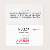 Carte De Visite Altenpflege Ambulante Pflege Visitenkarten (Extérieur déplié)