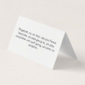 Carte De Visite Altenpflege Ambulante Pflege Visitenkarten (Dos)