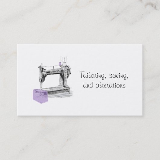 Carte De Visite Altération des vêtements, adaptation et couture (Devant)