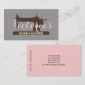 Carte De Visite Altération, Tailleur, Tailleur, Couturière (Devant / Derrière)