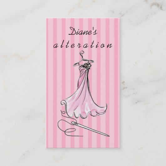 Carte De Visite Altérations, Assiette, Mer, Cuisine (Devant)