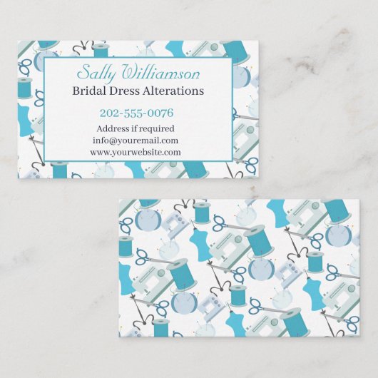 Carte De Visite Altérations de couture (Devant / Derrière)