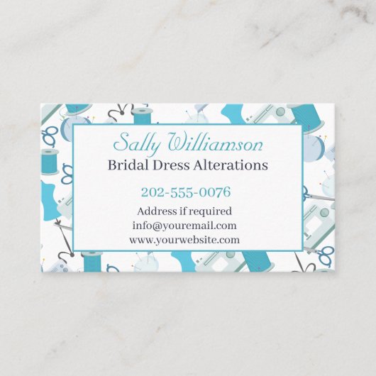 Carte De Visite Altérations de couture (Devant)