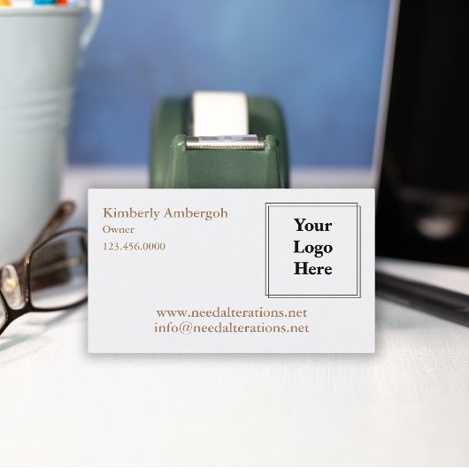 Carte De Visite Altérations de couture avec ciseaux