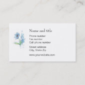 Carte De Visite Altérations des vêtements (Dos)