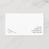 Carte De Visite Altérations Du Seamstress, Réparation, Sur Mesure (Dos)