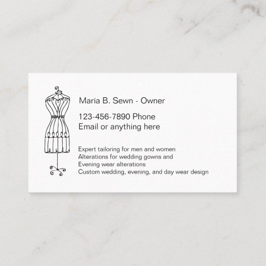 Carte De Visite Altérations du stress maritime (Dos)