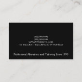 Carte De Visite Altérations Sur Mesure, Adaptations, Stations De M (Dos)