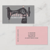 Carte De Visite Altérations, Tailor, Tailor, Tailor, Seamstress (Devant / Derrière)