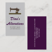 Carte De Visite Altérations Tailor Tailoring Seamstress, Tailor (Devant / Derrière)