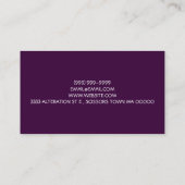 Carte De Visite Altérations Tailor Tailoring Seamstress, Tailor (Dos)